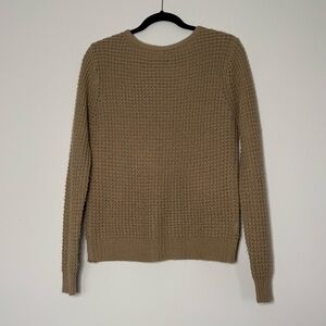 Women’s Cozy Tan Knit Sweater Size Large Neutral, Fall, & Winter